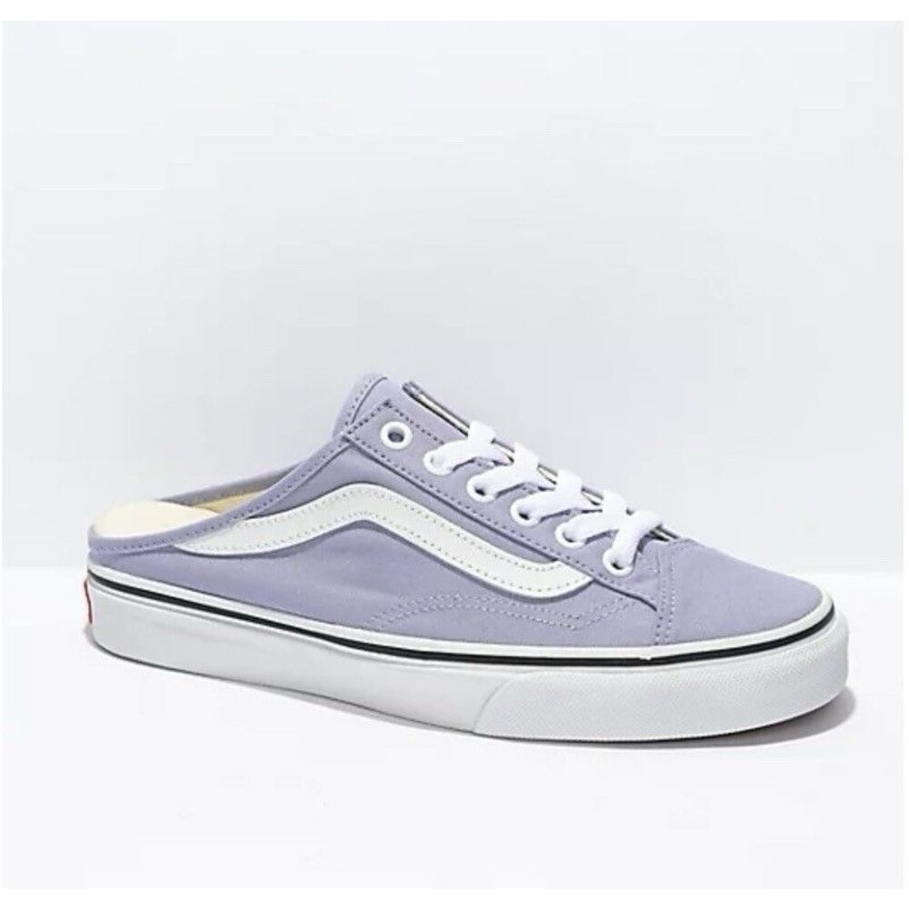 EUC Vans Style 36 Mule Lavender Shoes Skate Laced 10M 11.5W